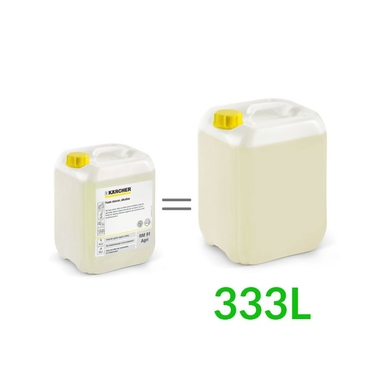 RM 91 AGRI (10L, dozowanie 3%) piana alkaliczna, Karcher