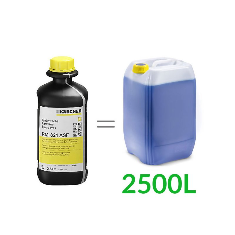 RM 821 (2,5L, 1:9 + dozowanie 1%) wosk do spryskiwania, Karcher
