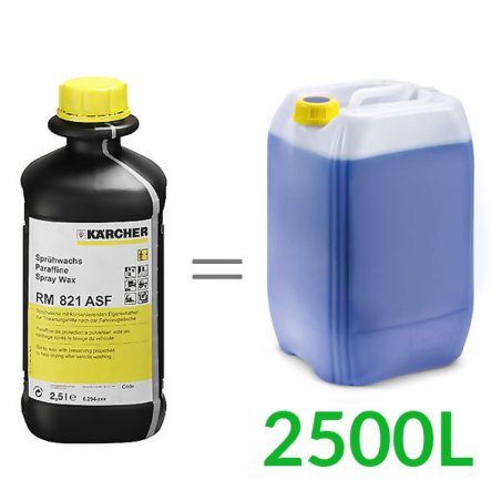 RM 821 (2,5L, 1:9 + dozowanie 1%) wosk do spryskiwania, Karcher