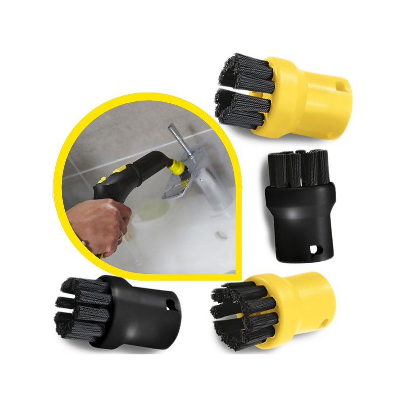 Zestaw okrągłych szczotek (4szt) do SC/SI, Karcher