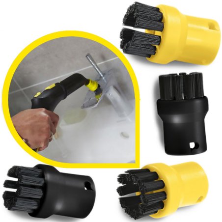 Zestaw okrągłych szczotek (4szt) do SC/SI, Karcher