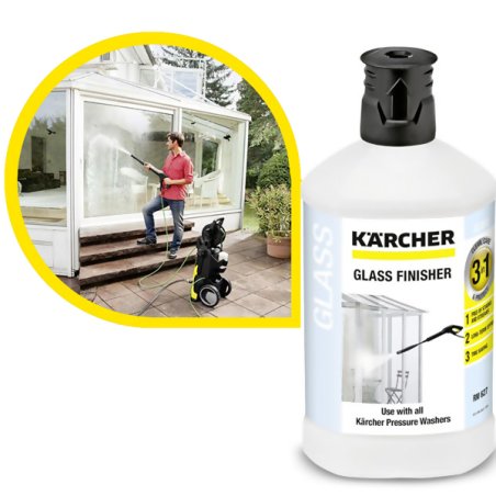 Środek czyszczący (1L) do szkła 3w1,  Karcher