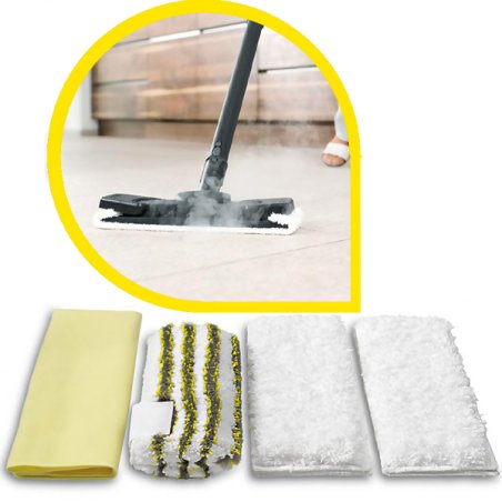 Ściereczki z mikrofibry do łazienki (4 szt), do SC 1 - SC 3, Karcher