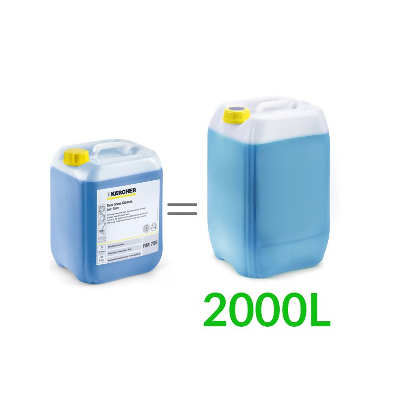 RM 755 (10L, dozowanie 0,5%)  środek do czyszczenia podłóg, Karcher