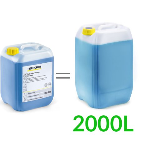 RM 755 (10L, dozowanie 0,5%)  środek do czyszczenia podłóg, Karcher