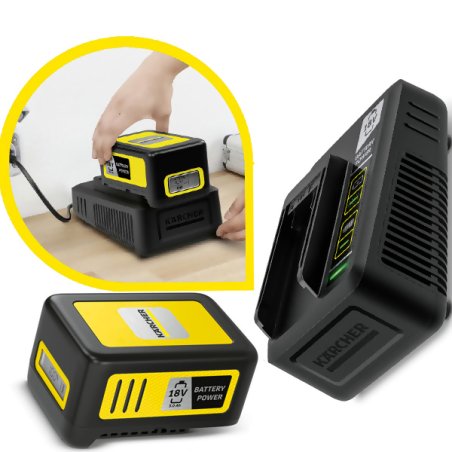 Zestaw: szybka ładowarka + bateria 18 V / 5.0 Ah, Karcher