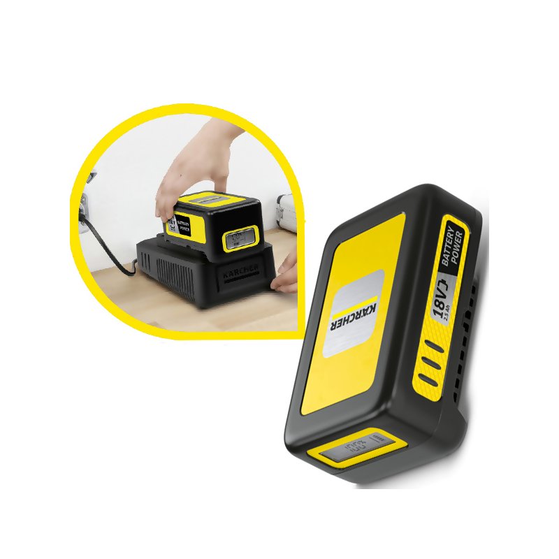 Bateria (18 V / 2.5 Ah) o zwiększonej pojemności, Karcher