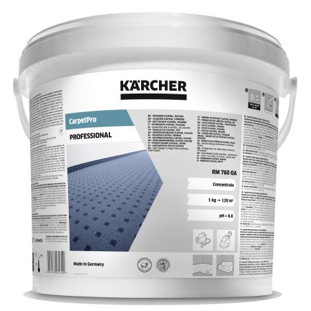 RM 760 Carpet PRO (10kg, dozowanie 1%), środek piorący w proszku, Karcher 
