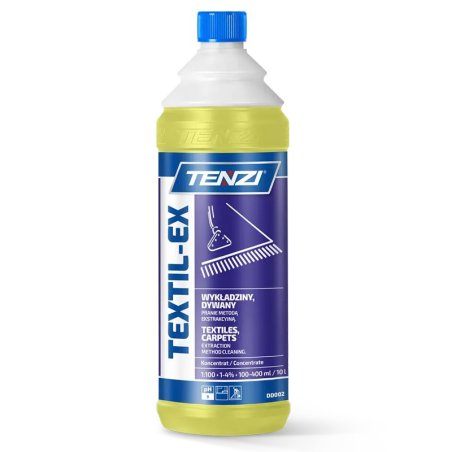 Tenzi Textil-Ex (1L) Tekutina na praní koberců čalounění podlahových krytin do vysavače