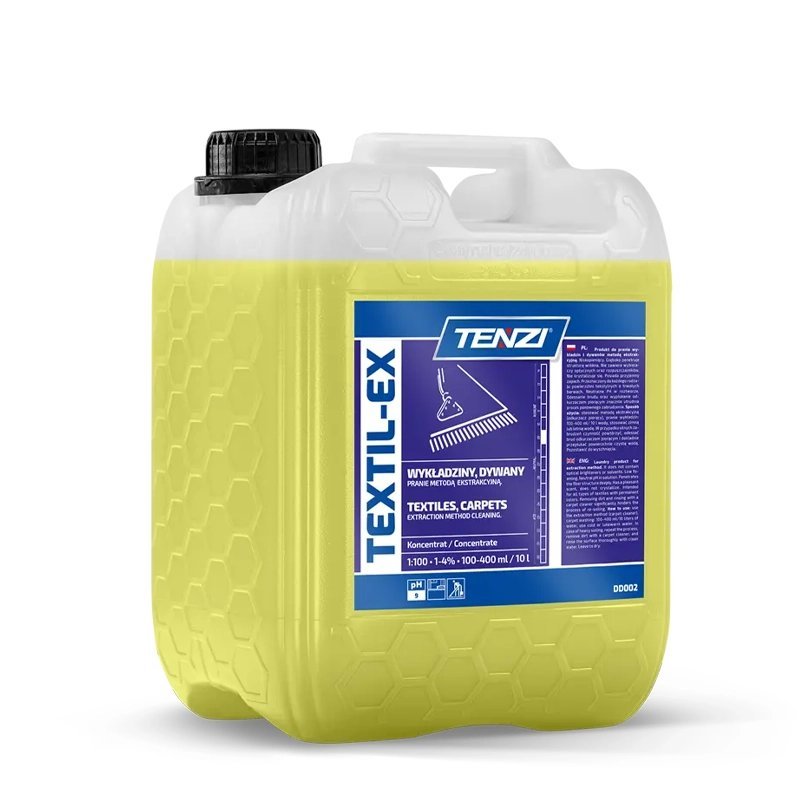 Tenzi Textil-Ex (5L) Płyn do prania dywanów tapicerki wykładzin do odkurzacza