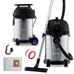 Nilfisk MULTI II 30 T Inox VSC BLACK EDITION (1400W, 21kPA, 30L) Domácí a dílenský vysavač
