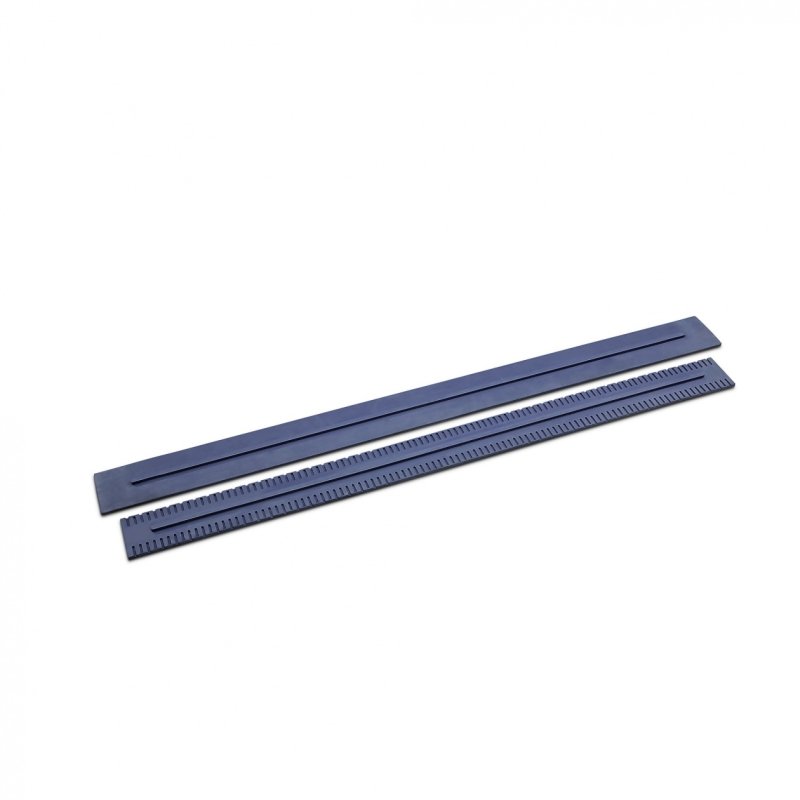 Gumowe listwy zbierające 1080 mm, niebieskie, 2 sztuki
