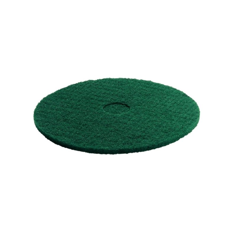 Pady tarczowe do usuwania uporczywych zabrudzeń, zielone, 432 mm, 5 sztuk
