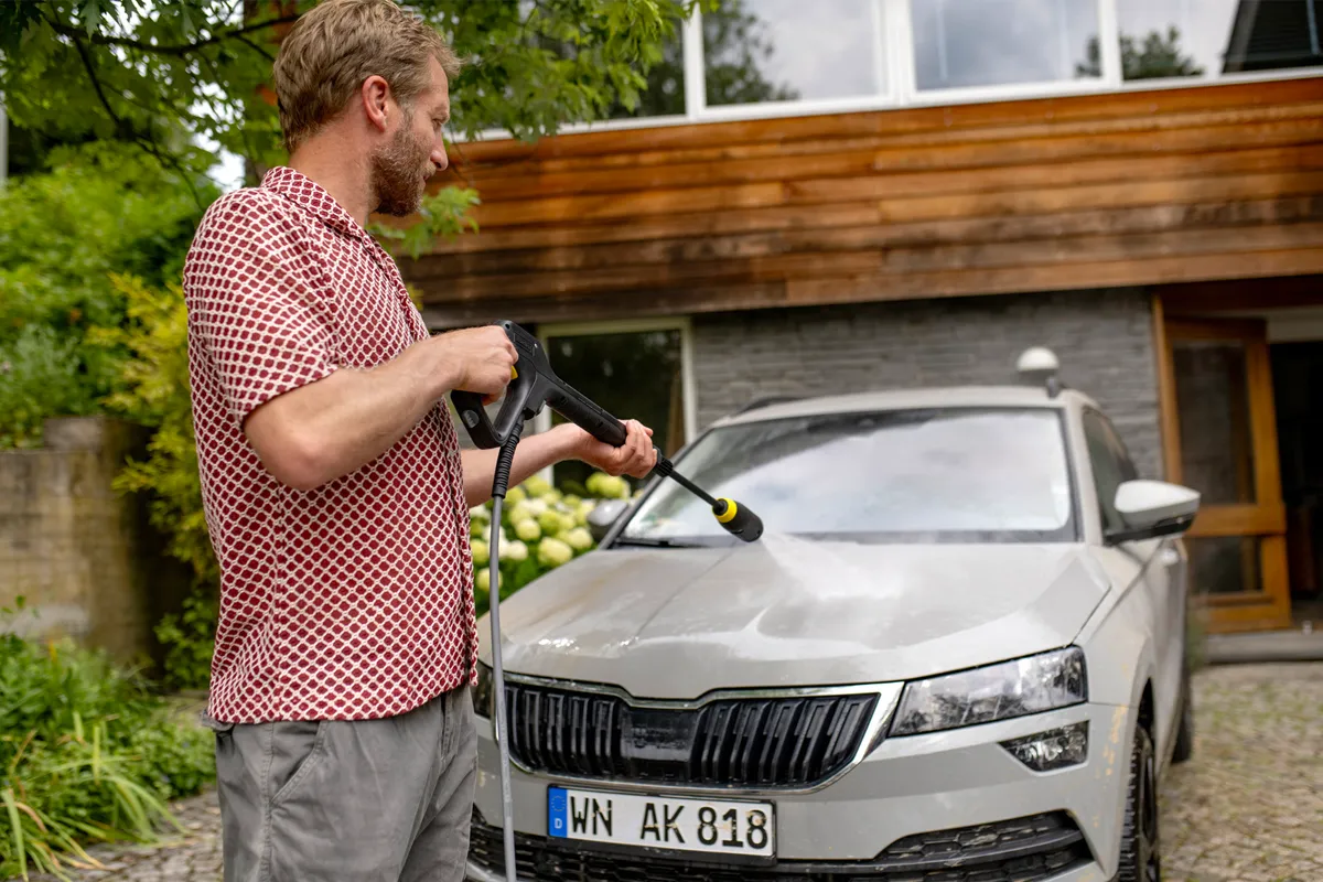 Čištění terasy čističem K 7 Comfort Premium