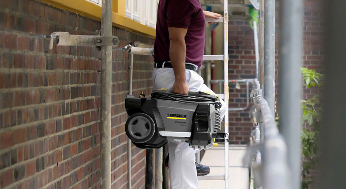 Vysoká mobilita profesionálního čističe Karcher HD 5/15 C
