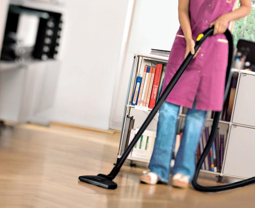 Profesionální vysavač Karcher T 7/1 Classic při použití