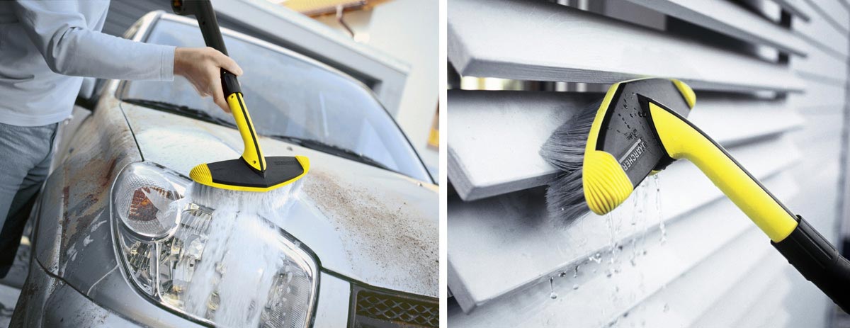 Příklady použití kartáče Karcher Příklad použití povrchového kartáče Karcher WB 60