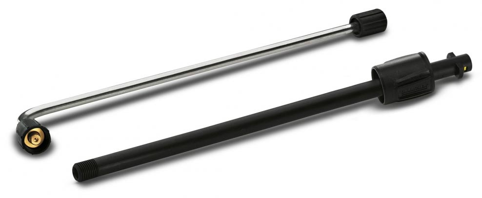Nástavec na podvozky pro K 2 - K 7, úhlový nástavec od společnosti Karcher. Nástavec na podvozky pro K 2 - K 7, úhlový nástavec od společnosti Karcher. Prezentováno v ležící poloze.
