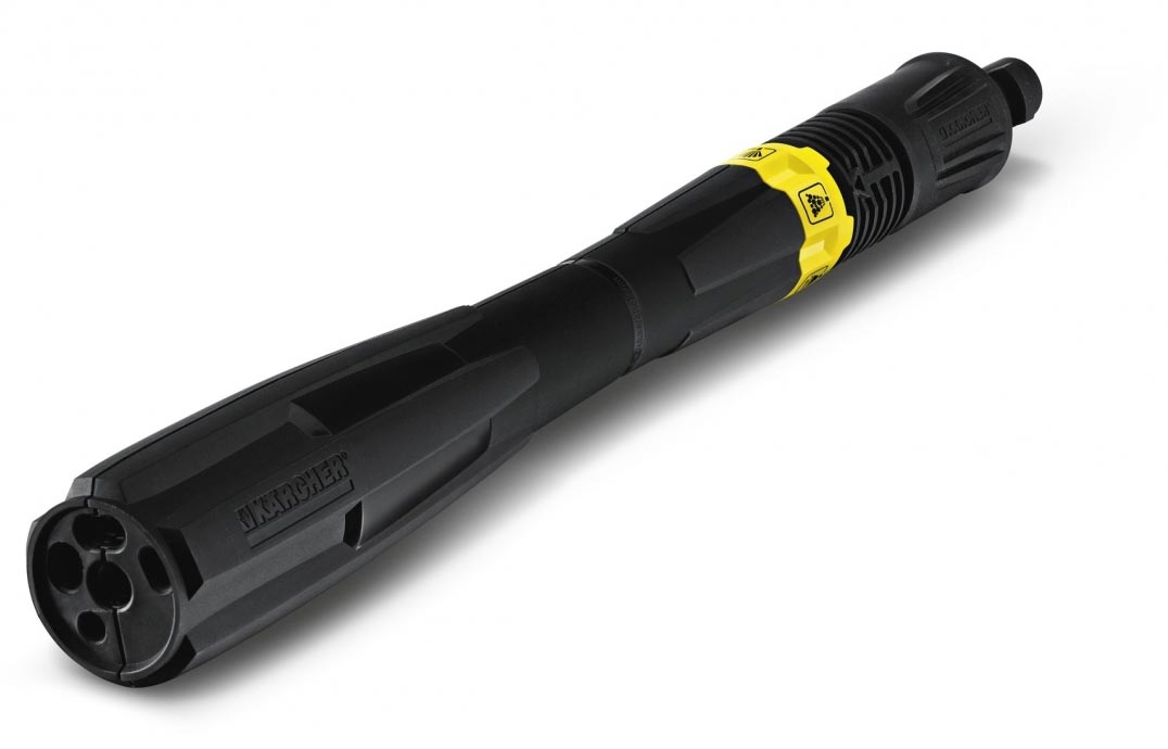 MP 145 Tryska Multi Power pro K 3 - K 5 od společnosti Karcher. Prezentováno v ležící poloze.