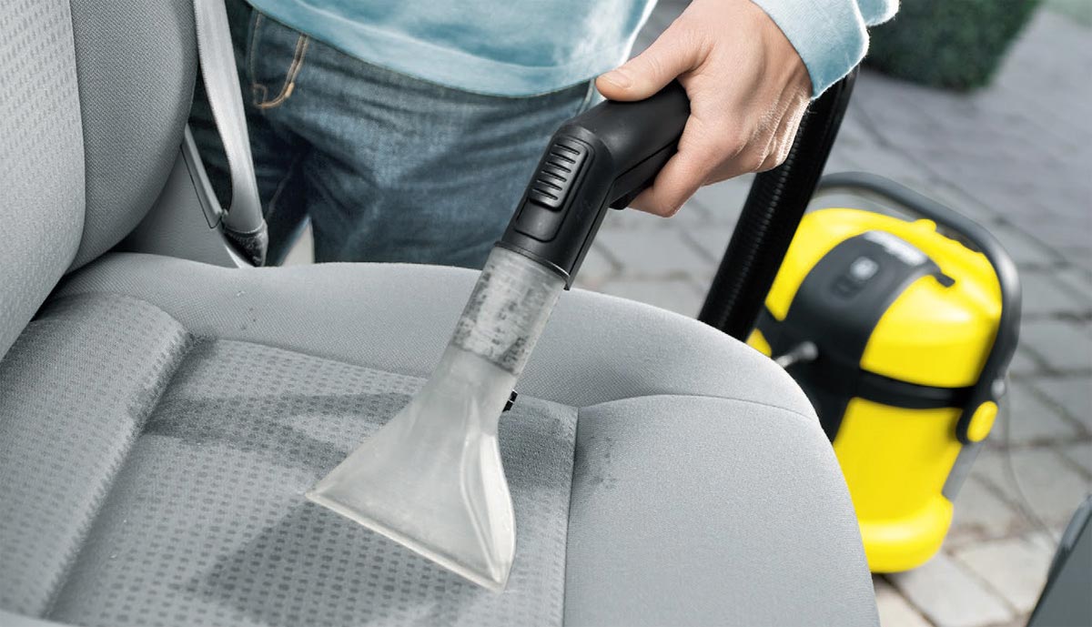 čištění autosedadel