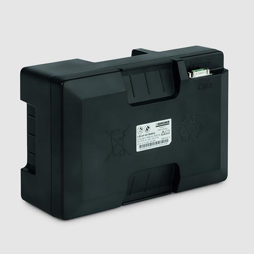 Profesionální bateriový podlahový mycí stroj BR 35/12 C Bp Pack od Karcher: Lithium-iontový akumulátor Profesionální bateriový podlahový mycí stroj BR 35/12 C Bp Pack od Karcher: Lithium-iontový akumulátor