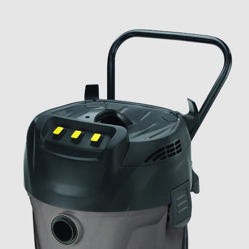 Ergonomická rukojeť Fotografie horní části vysavače